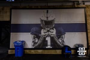 Penn State Nittany Lions artwork under the stadium during a college football game against the Nebraska Cornhuskers on Saturday, Nov. 22, 2025, in State College, PA. Photo by John S. Peterson.