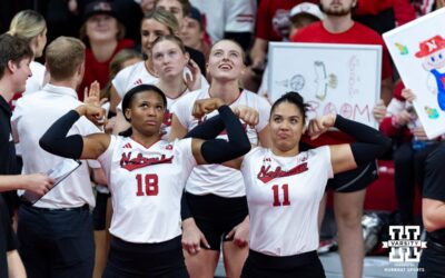 Nebraska Volleyball Sweeps Iowa | Photos