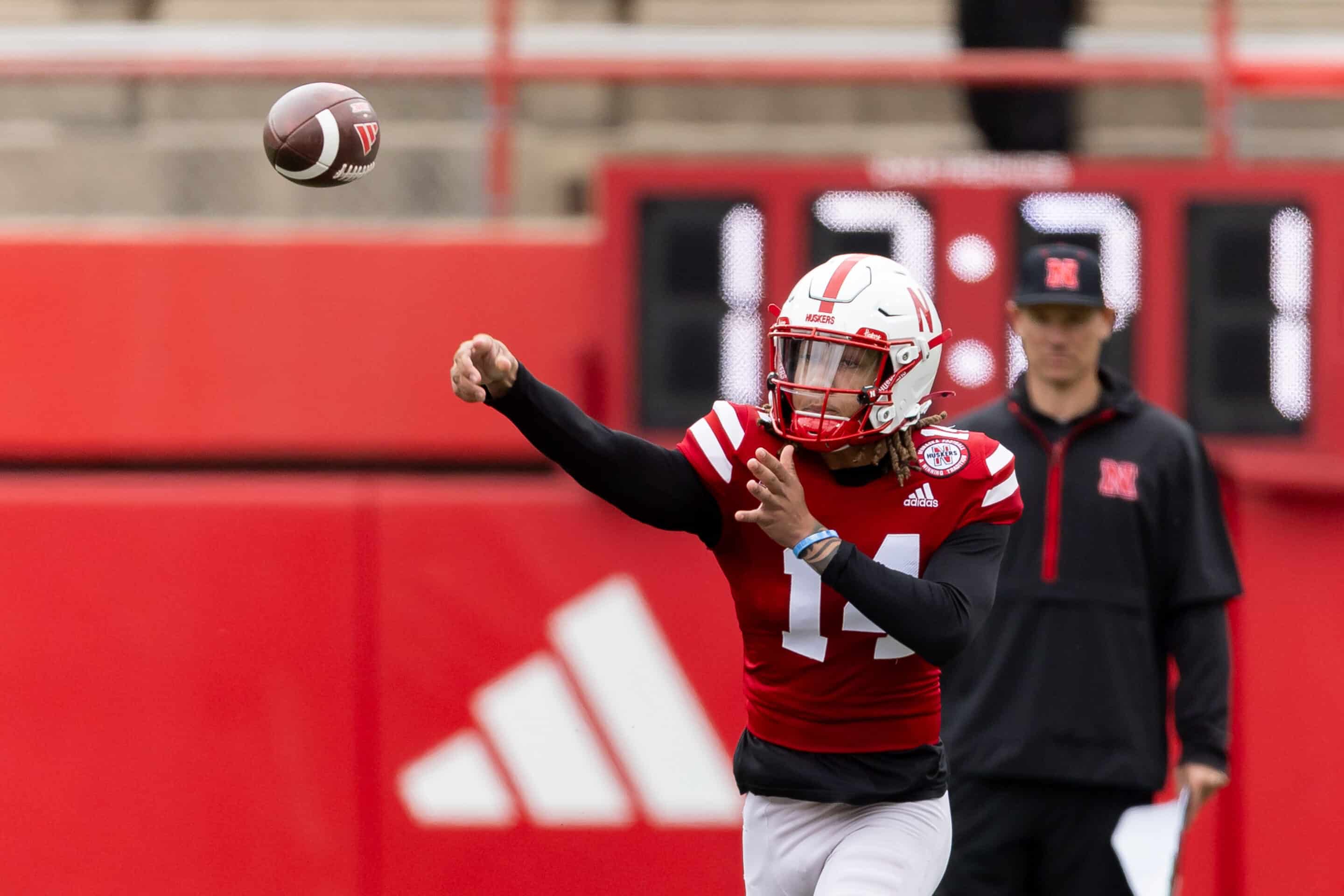 Nebraska Football Preparing Lateef for First Start Against UCLA
