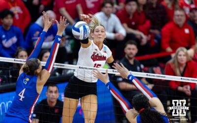 Nebraska Blast Past Kansas in Sweet 16 | Photos