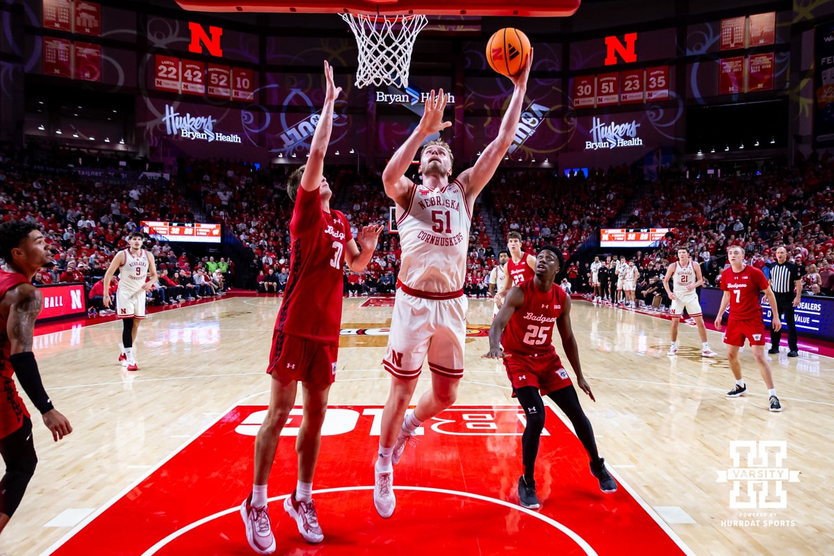 2025 Nebraska Men’s Basketball v Wisconsin | Hail Varsity Powered by Hurrdat Sports Connectivity Keys Blowout Win over Wisconsin for Nebraska Men’s Basketball