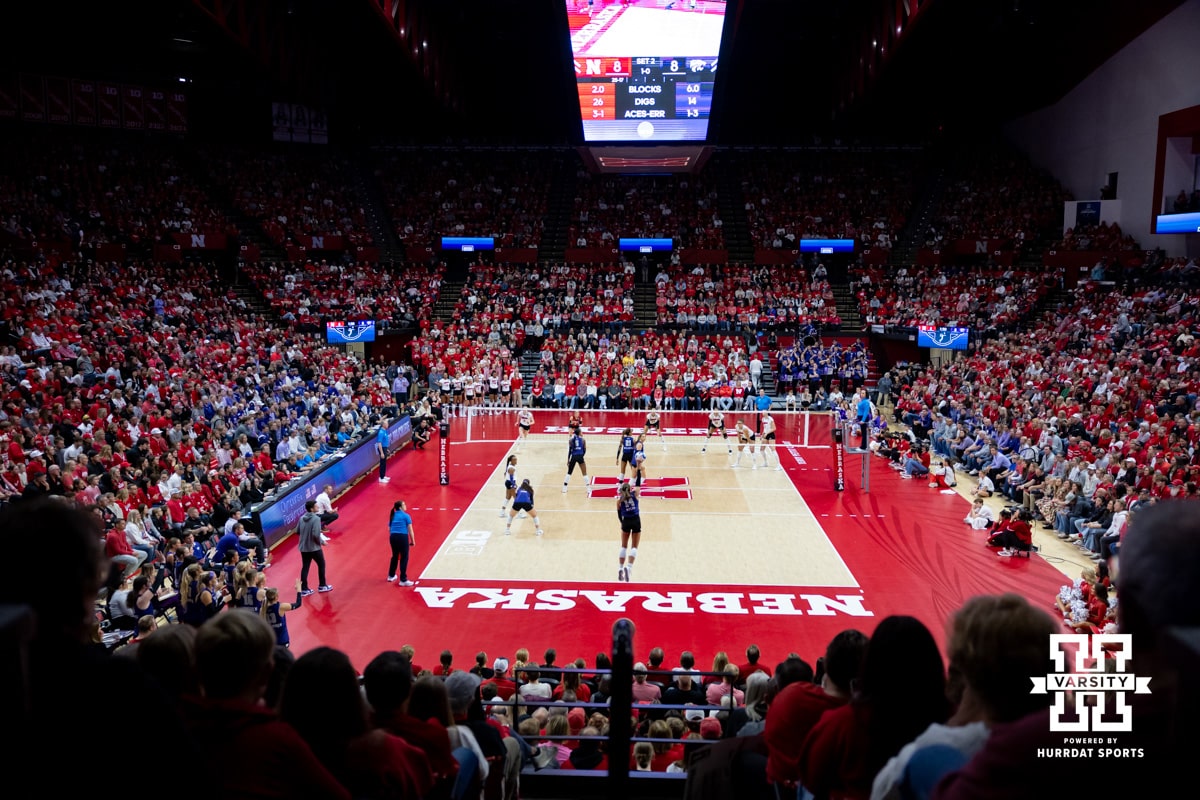 Strong Defensive Effort Sends No. 1 Nebraska Volleyball to Sweet 16 With Sweep Over Kansas State