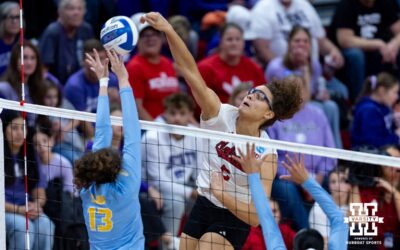Nebraska Volleyball Sweeps Long Island | Photos