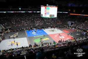 Crowd during Nebraska Girls Wrestling on Feb 17, 2026, in Omaha, Nebraska. Photo by Brandon Tiedemann