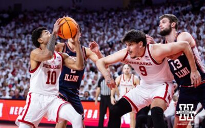 No. 5 Nebraska Falls Short Against No. 9 Illinois 78-69 | Photos