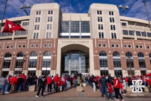 Nebraska Cornhusker fans line up for the Spring Game on Saturday, March 28, 2026, in Lincoln. Photo by John S. Peterson.
