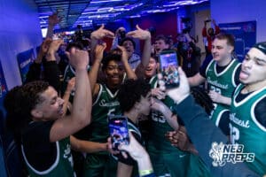 Lincoln Southwest is celebrating after beating Westside and making their first state championship game since 2009 on March 11, 2026 in Lincoln, Nebraska. Photo By Jack Stephens.