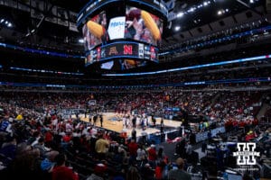 The United Center arena is the host of the Big Ten Championships, with Nebraska Cornhuskers and Purdue Boilermakers playing during the Big Ten Men’s Basketball Championships quarter-final on Friday, March 13, 2026, in Chicago, Illinois. Photo by John S. Peterson.