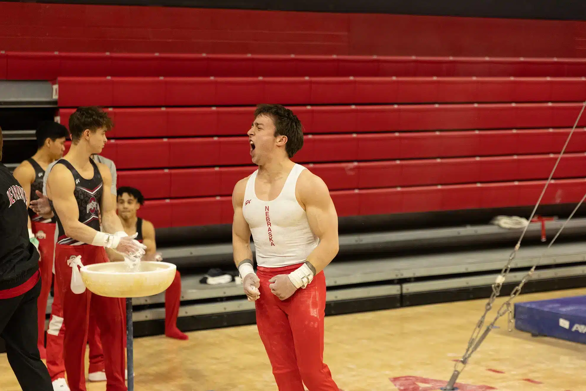 Asher Cohen Caps Nebraska Gymnastics Career with Big Ten and National Titles