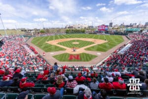 Nebraska baseball game against Southern California on Saturday, April 18, 2026, in Lincoln, Neb. Photo by John S. Peterson.