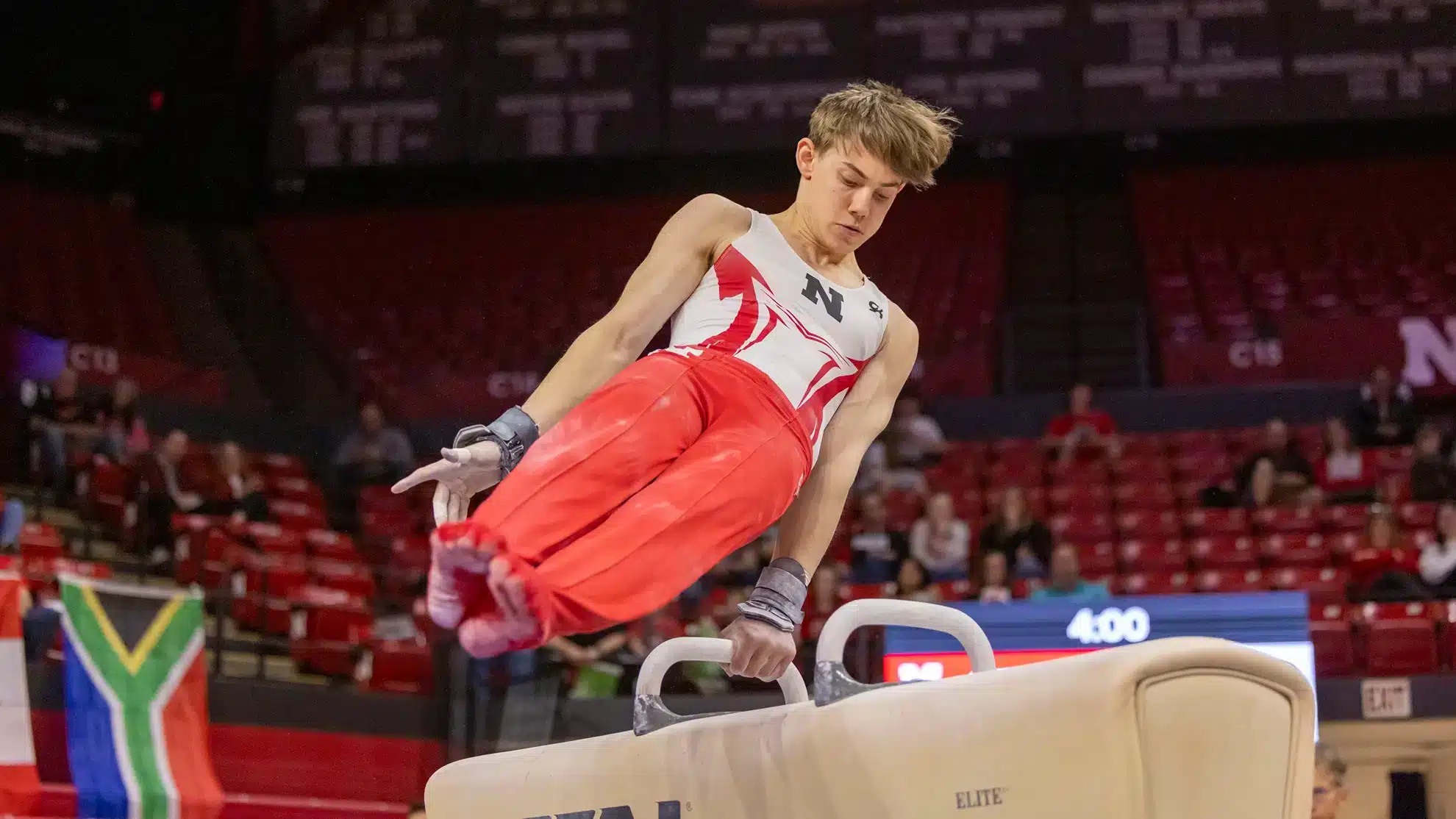 York Honors Nebraska Men’s Gymnastics Legend with Big Ten Title