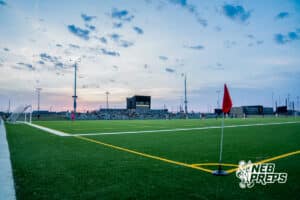 Gretna East takes on Pius in a high school girls soccer game on Monday, March 30, 2026, in Gretna, Nebraska. Photo by Jackson D. Luethje.