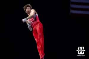 Nebraska Cornhusker Nik Tarca performs on the bar during the Big Ten Men's Gymnastics Team Championship on Friday, April 3, 2026, in Lincoln. Photo by John S. Peterson.