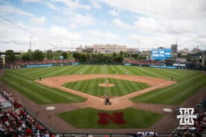 Nebraska Cornhusker fans pack Haymarket Park during a regional baseball game against SDSU on May 29, 2026, in Lincoln, Nebraska. Photo by Brandon Tiedemann.