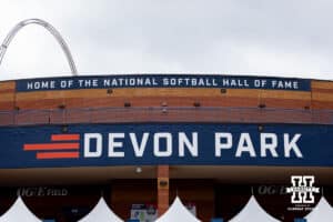 Devon Park Stadium during the WCWS softball media day on Wednesday, May 27, 2026, in Oklahoma City. Photo by John S. Peterson.