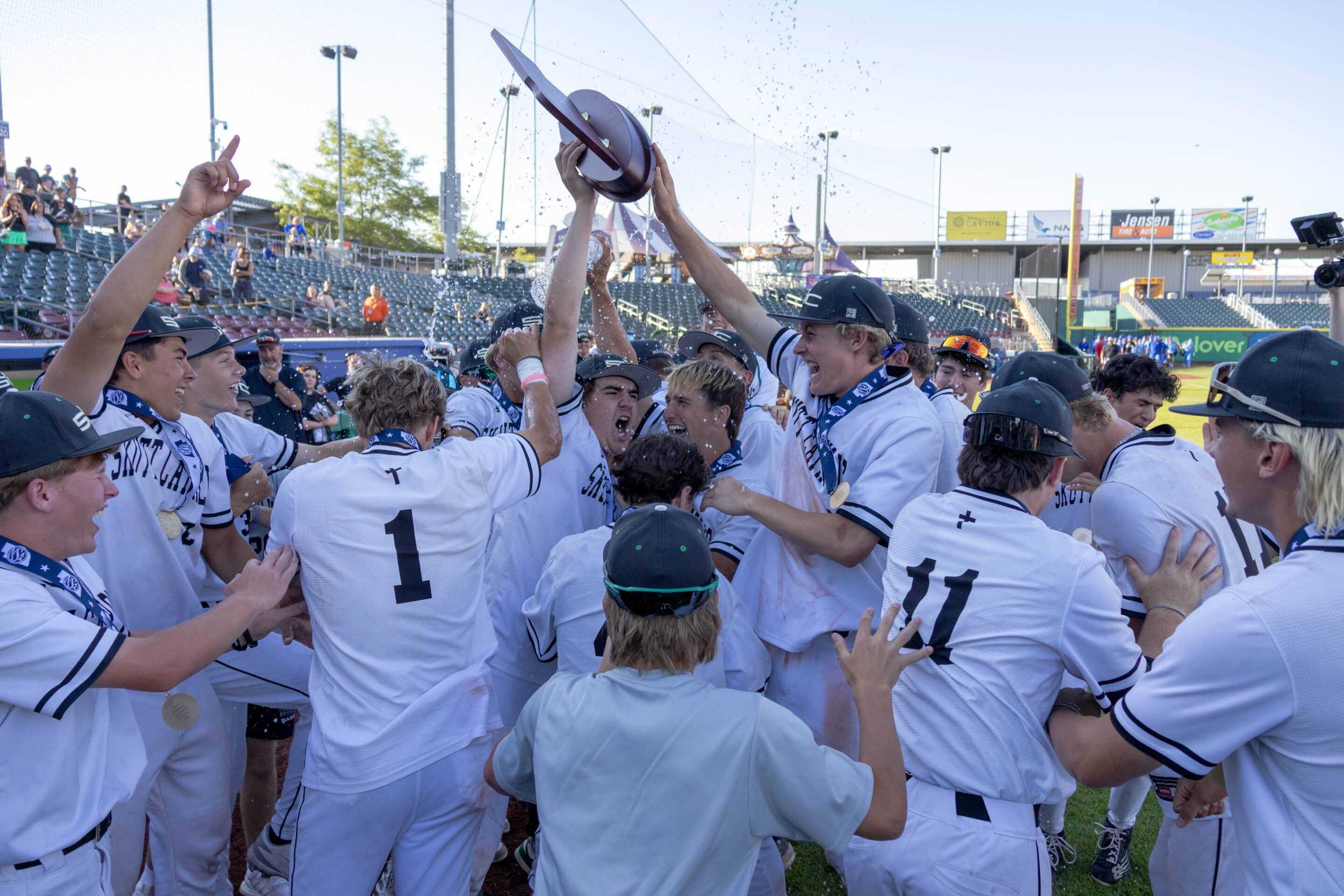 Skutt Catholic Walks Off Elkhorn North to Claim Class B Baseball State Championship