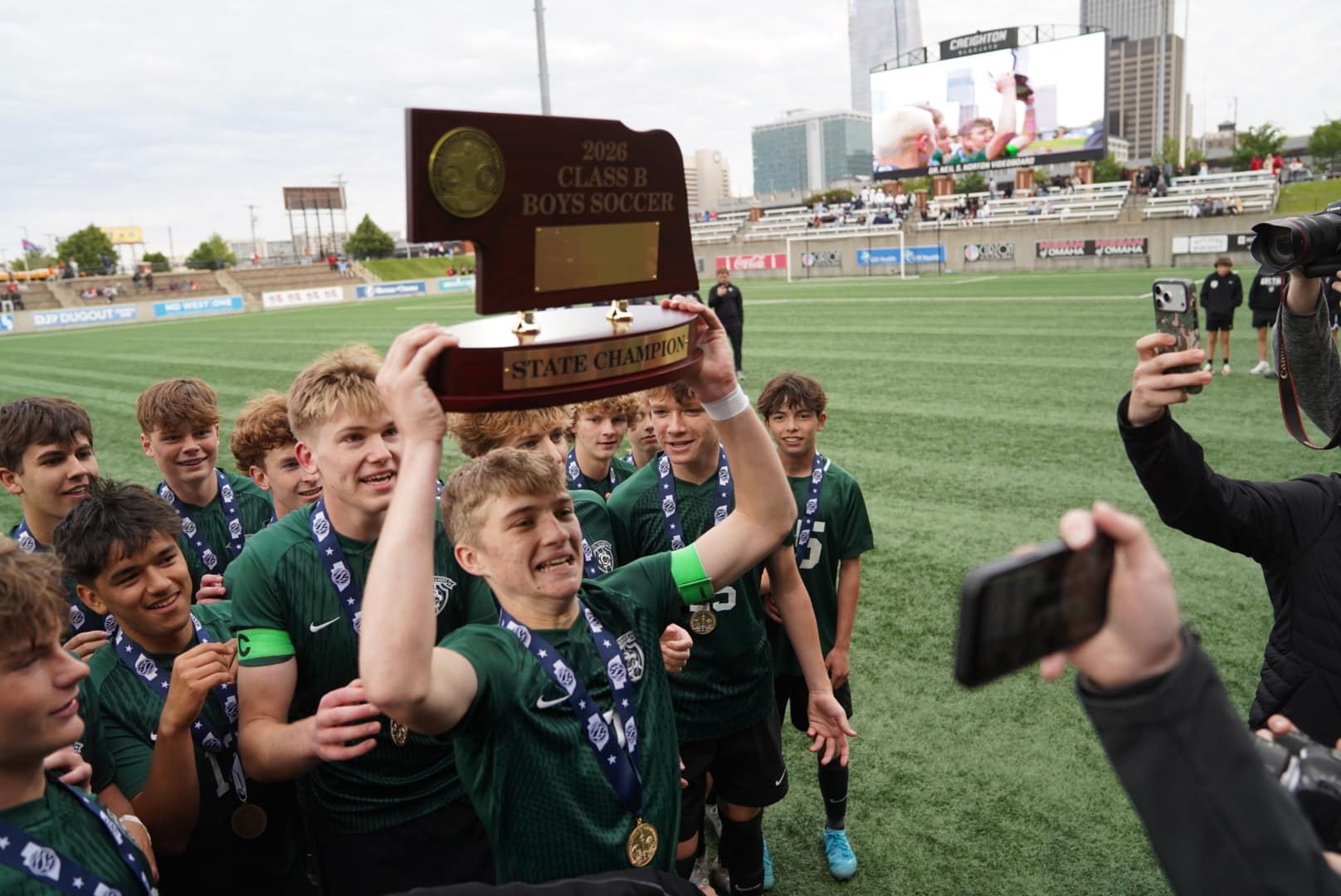 Alumnus Cover Leads Gretna Boys Soccer to Class B State Title