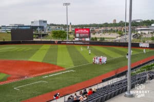 Omaha Mavericks take on the South Dakota State Jackrabbits during a baseball game at Tal Anderson Field on May 14, 2026 in Omaha Nebraska. Photo by Collin Stilen.