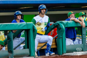 Omaha Storm Chaser (12) during a minor league baseball game against the Memphis Redbirds on Saturday, May 30, 2026, in Omaha, Neb. Photo by Jandi Green.