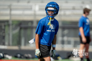 Millard North’s Tory Pittman III during a 7 on 7 football game against Westside Wednesday, June 3, 2026, in Omaha, Nebraska. Photo by Jackson D. Luethje.