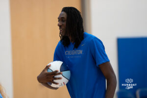 Creighton Bluejay Trevon Carter-Givens walks during their yearly abilities camp on June 5, 2026, in Omaha, Nebraska. Photo by Brandon Tiedemann.