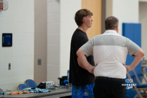 Former Creighton Bluejay Baylor Scheierman talks during their yearly abilities camp on June 5, 2026, in Omaha, Nebraska. Photo by Brandon Tiedemann.