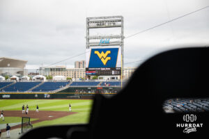 Right field sign during the CWS media day on June 11, 2026, in Omaha, Nebraska. Photo by Brandon Tiedemann.