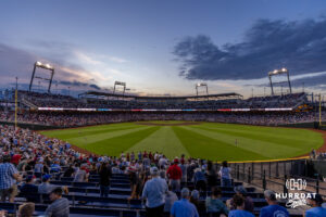 Charles Schwab Field during game three of the Finals of the College World Series baseball tournament on Monday, June 22, 2026, in Omaha, Neb. Photo by John S. Peterson.