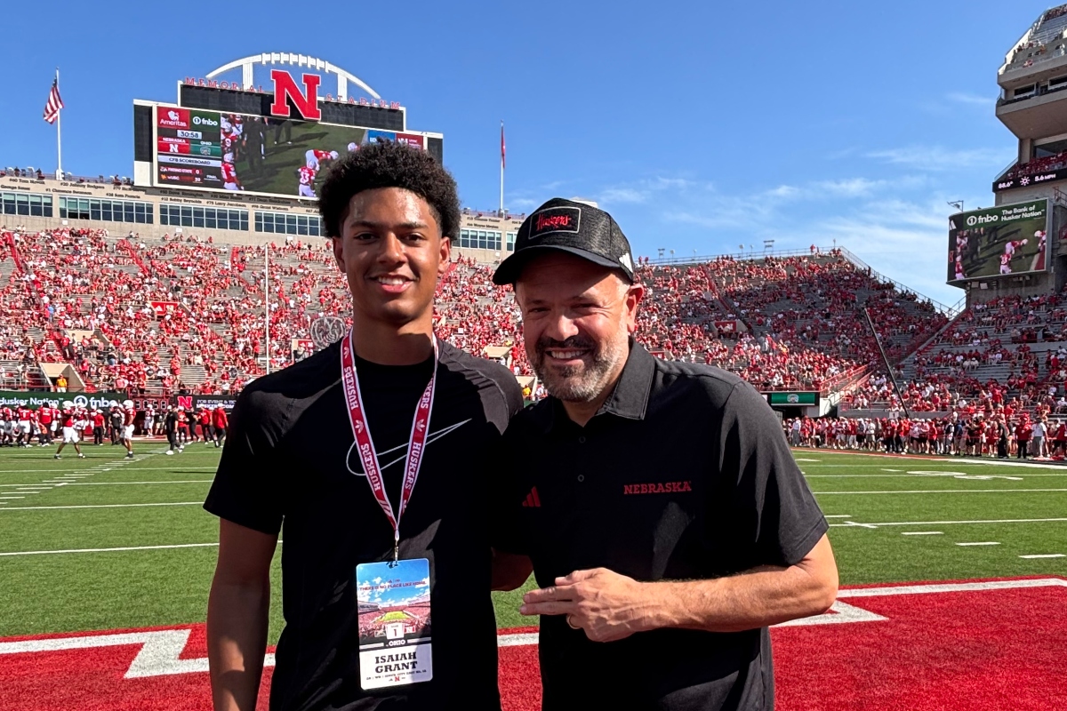 IMG_2530 Sioux City (Ia.) East four-star WR Isaiah Grant on his Nebraska visit