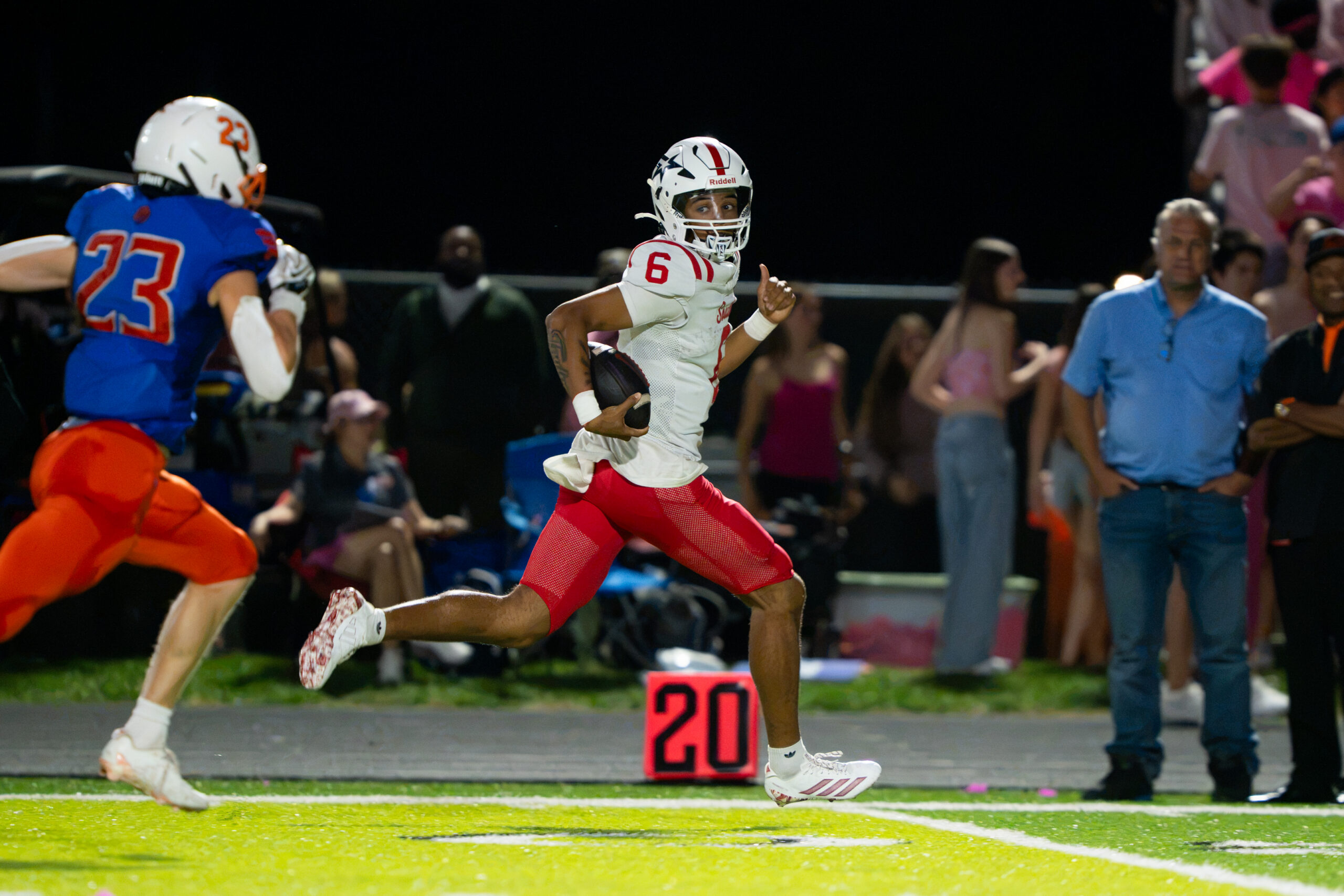 No. 2 Millard South’s Trae Taylor scores six touchdowns in win over Omaha Westview