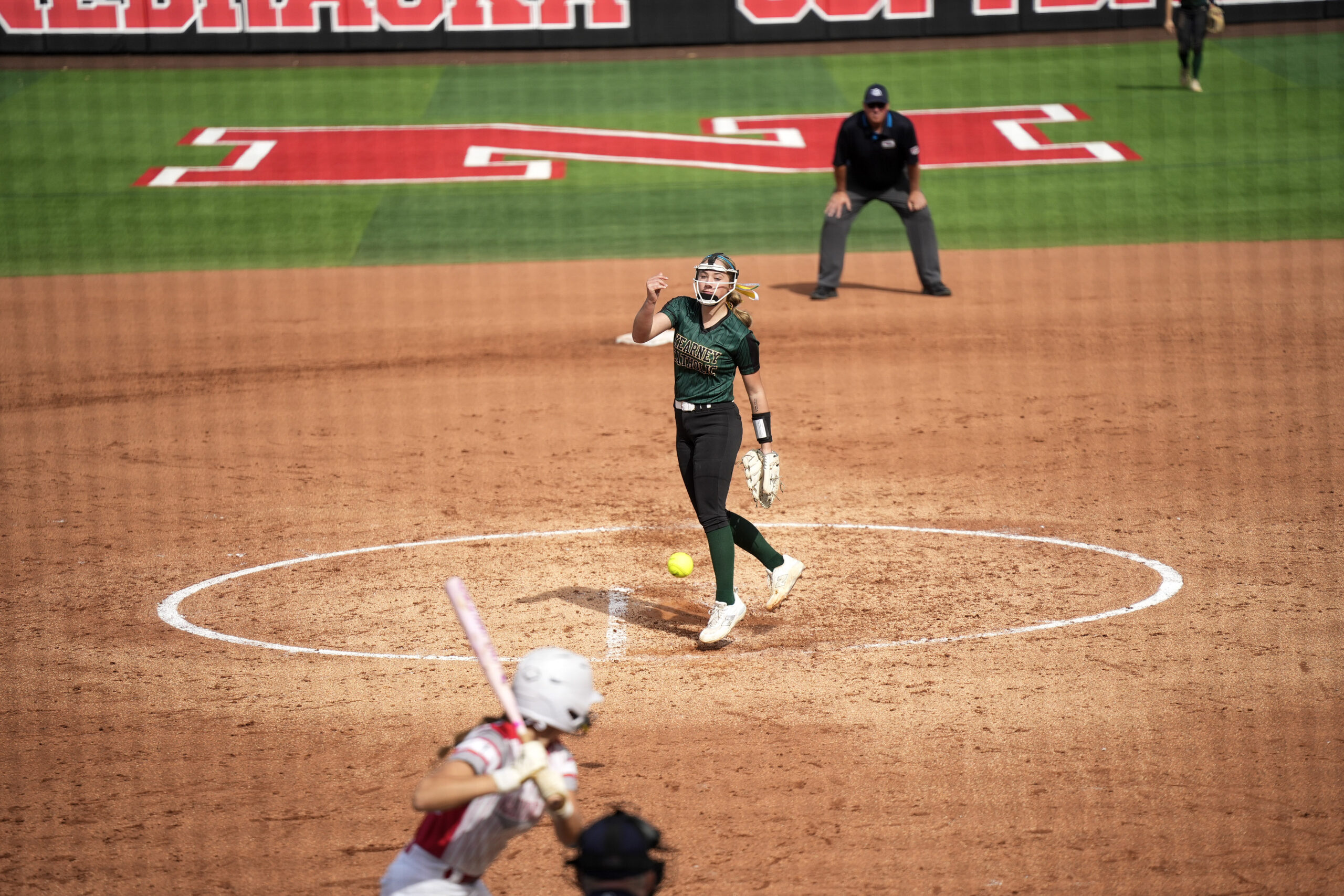 Freshmen Perri Tidwell and Jersey DeVall help Kearney Catholic win Class C state softball title