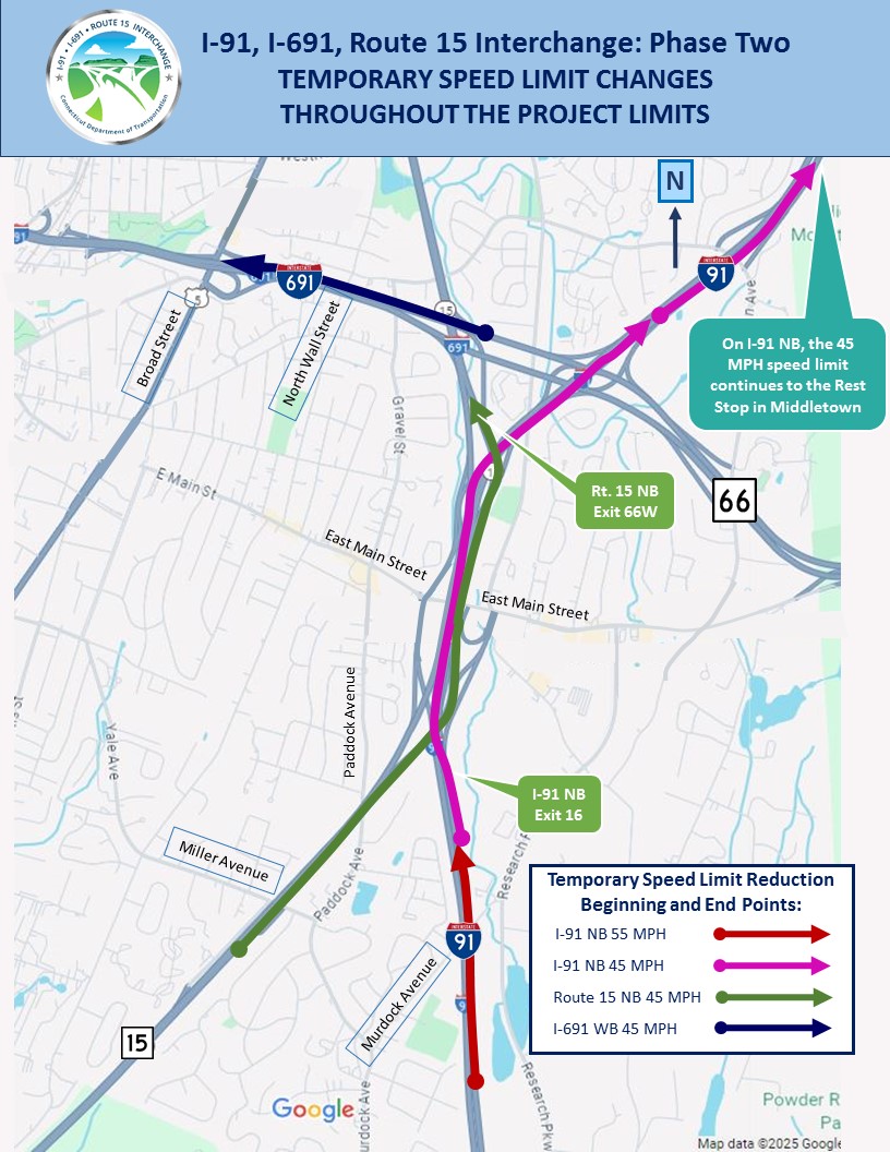 Travel Advisory: Temporary Speed Limit Reductions in Project