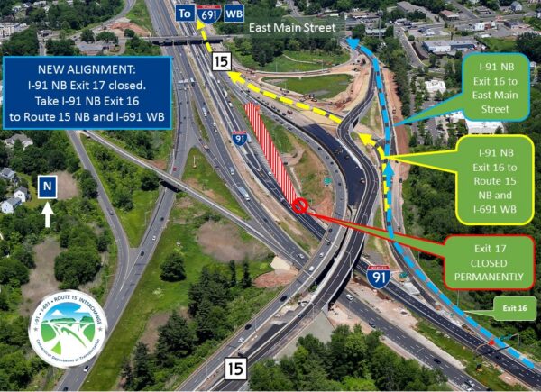 Exit 17 Rio Rico I-91 NB Exit 16 to Open in its New Alignment and Exit 17 to Close ...