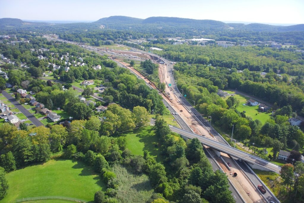 Facing North from Paddock Avenue Bridge towards the northern project limits