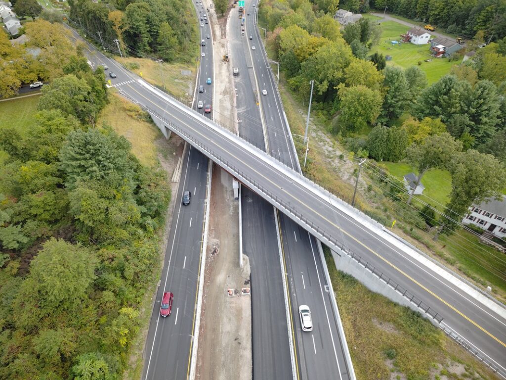 Facing north - Paddock Avenue Bridge over Route 15