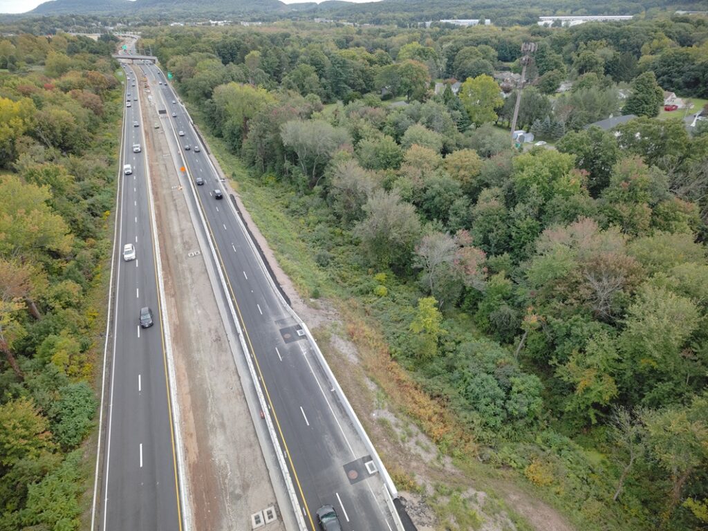 Facing north - Route 15 between Miller and Paddock Avenues
