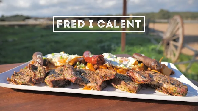 CARN TORRADA I PATATES AMB SOBRASSADA