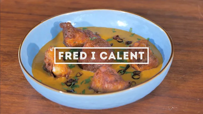 LLAMPUGA FREGIDA AMB CREMA DE XIRIVIES