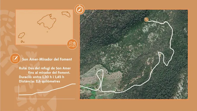 DE SON AMER AL MIRADOR DEL FOMENT DEL TURISME