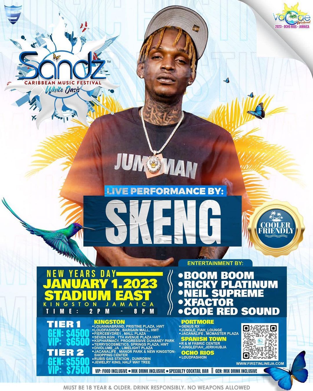 sandz white oasis 2023