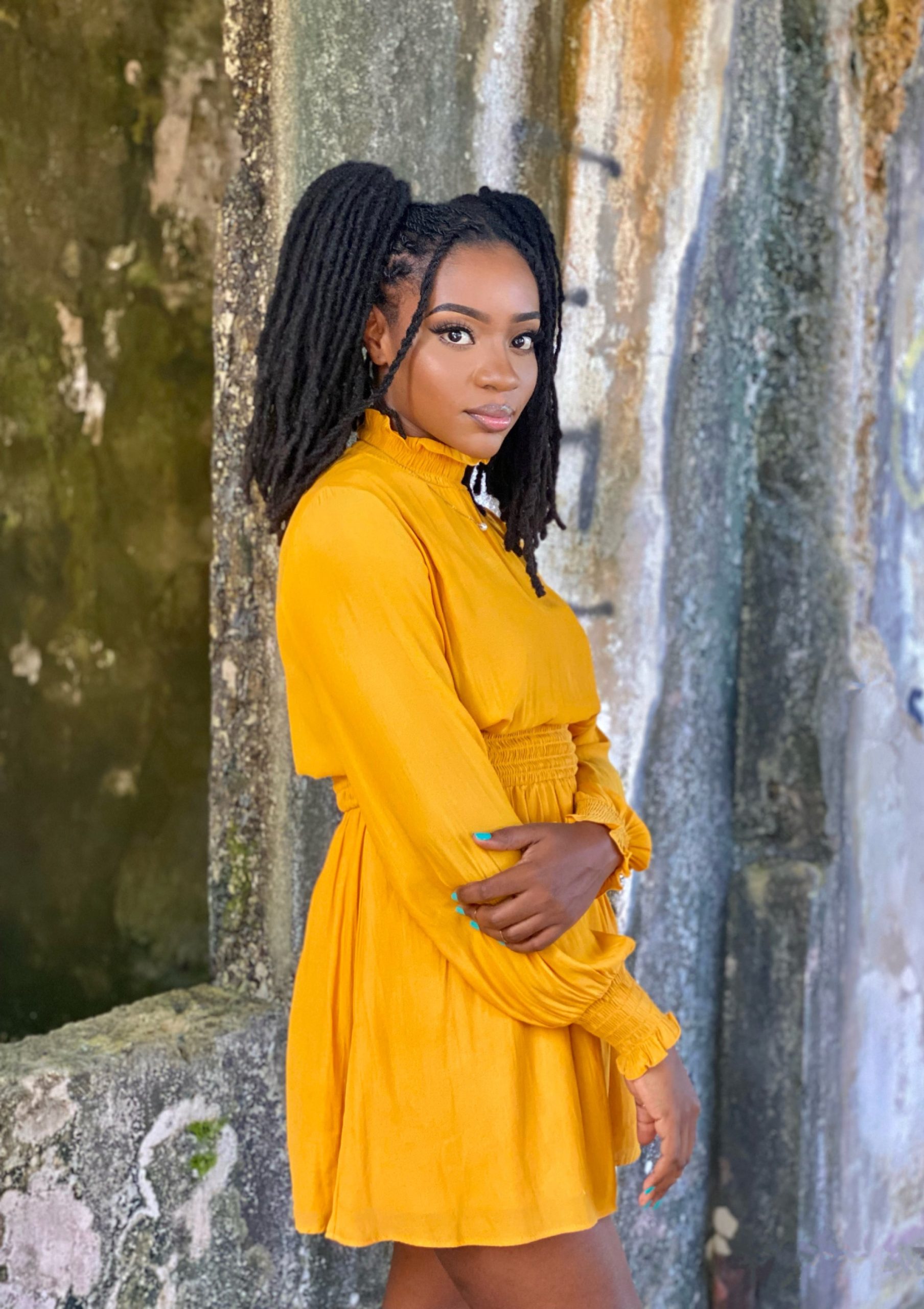 Shanice yellow dress1 scaled