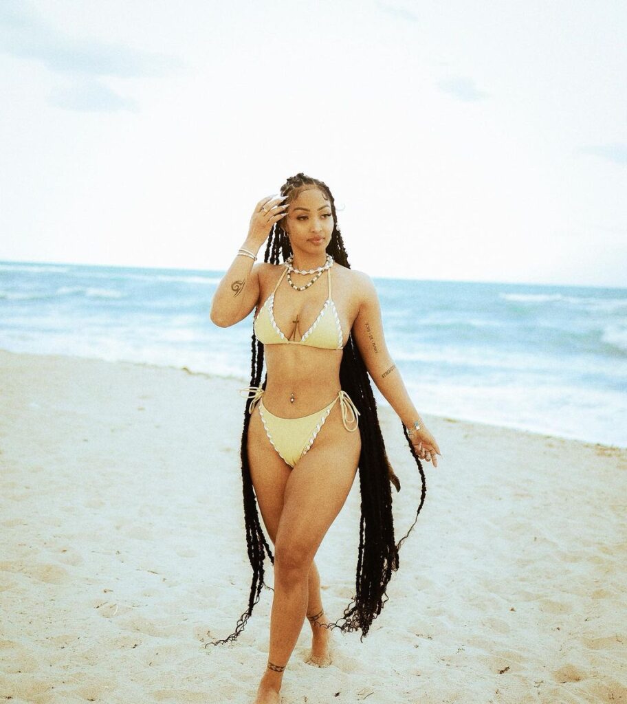 shenseea beach bikini