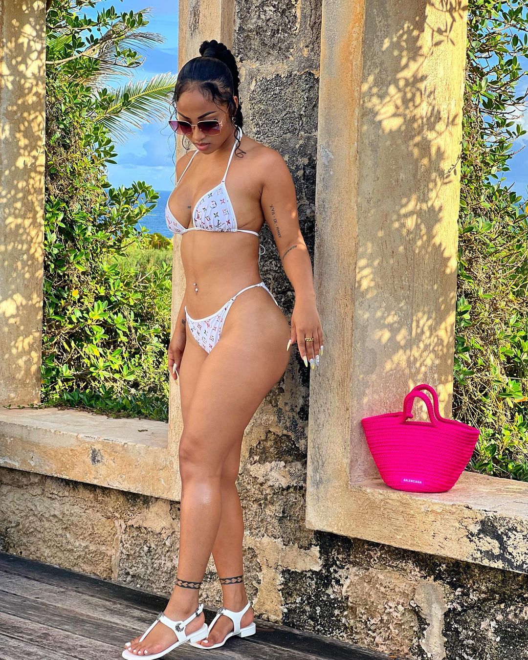 shenseea cute swimsuit
