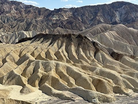 Zabriskie Point The unusual rock formations at Zabriskie Point in Death Valley Death Valley National Park,Geotagged,Spring,United States,Zabriskie Point