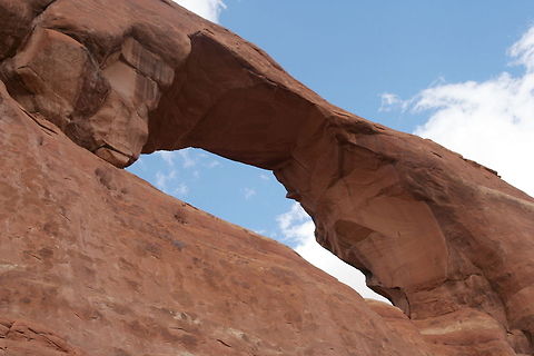 Big rock arch An artistic picture of a big rock arch Arches,Geotagged,National park,North America,Summer,United States,Utah
