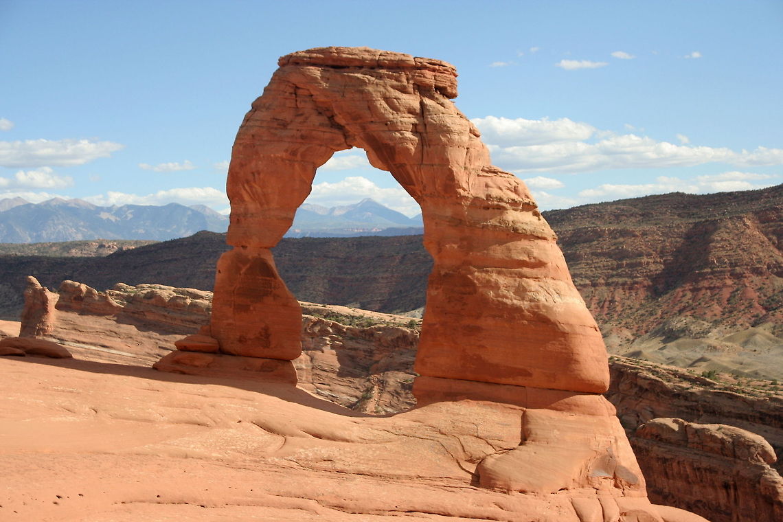 Delicate Arch This is a picture of the famous delicate arch, found in Arches National Park in Utah Arches,National park,North America,United States,Utah