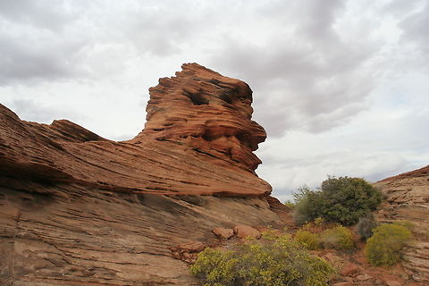 Smooth rock formation This smooth rock formation was photographed near lake Powell and the city of Page in Arizona Arizona,Formation,Geotagged,Lake Powell,North America,Red Rock,United States