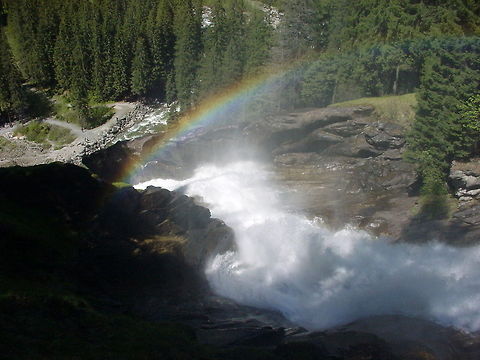Waterfall view This waterfall is called Krimml, after the town in Austria that is nearest to it. It is the highest waterfall in Austria and one of the highest in mainland Europe. Austria,Europe,Geotagged,Krimml Waterfall,Waterfall