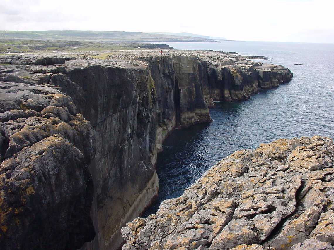 Irish coastline This picture shows the beginning of the cliffs located at the central western part of the coastline of Ireland Cliffs,Coastline,Europe,Ireland