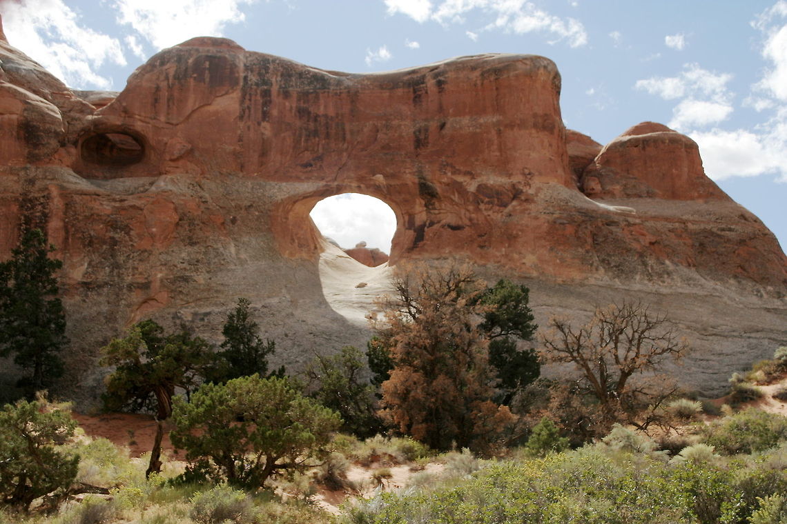 Arched rock This arched rockformation was photographed in Arches National Park Arches,National park,Rock Arch,United States